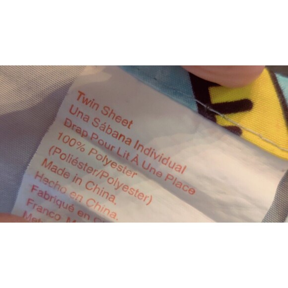 Ryans World Twin Flat Sheet Only With 1 Pillow Case Twin Bed Preowned GUC Soccer - Picture 7 of 10